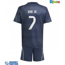 Real Madrid Vinicius Junior #7 Gostujuci Dres za djecu 2025-26 Kratak Rukav (+ Kratke hlače)